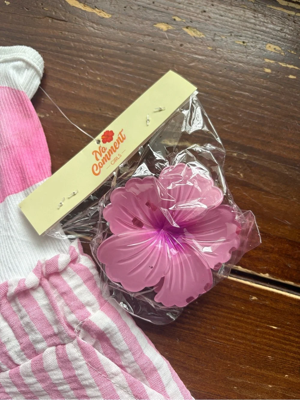 Pink Floral Tank Dress with Gingham Skirt for Kids